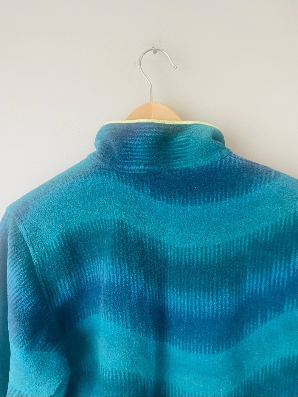 Patagonia Teal Dark Borealis Fleece Synchilla - Picture 6 of 8